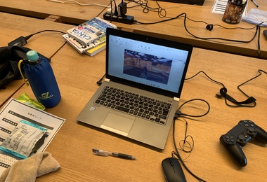 子どもたちの制作風景